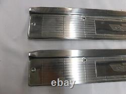 NOS OEM Ford 1959 Fairlane 4 Door Front Sill Plates Scuff Step