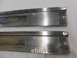 NOS OEM Ford 1959 Fairlane 4 Door Front Sill Plates Scuff Step