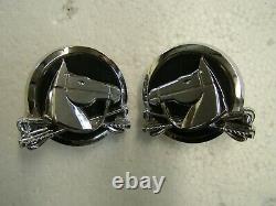 NOS OEM Ford 1966 Country Squire Galaxie Station Wagon Horse Emblems Ornaments