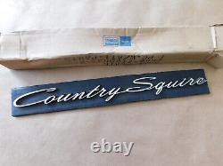 NOS OEM Ford 1966 Country Squire Station Wagon Quarter Panel Emblem Ornament