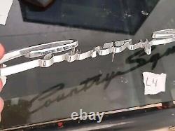 Nos 1962 Ford Country Wagon Squire Rear Emblem Script Oem C2ab-7120978-c Mint