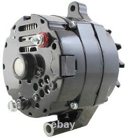 One-Wire Alternator 140 Amps Black Powdercoated 12V Ford 1G with GM Style Case