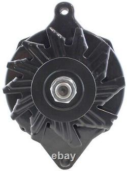 One-Wire Alternator 140 Amps Black Powdercoated 12V Ford 1G with GM Style Case