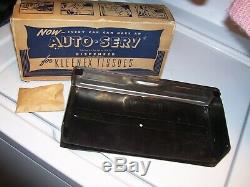 Original 1950s nos auto-serv Tissue dispenser chrome vintage scta GM Ford Chevy