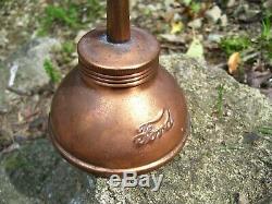 Original Ford motor co. Automobile Oil can promo accessory tool vintage part