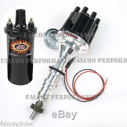 PerTronix Ignitor II/2 BILLET Flame-Thrower Distributor+Coil Ford FE 332 352 428