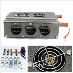 Portable Car 6 Ports Double Side Iron Compact Heater Heat Fan withSpeed Switch Set
