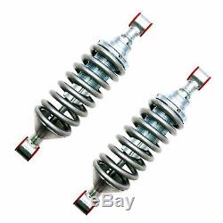 Quality Street Rod Rear Coil Over Shock Set w 180 Pound Springs Black Coated