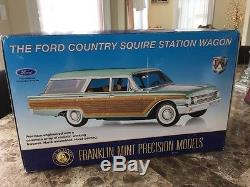 RARE Franklin Mint 1961 Ford Country Squire Station Wagon 124 Die Cast Sealed