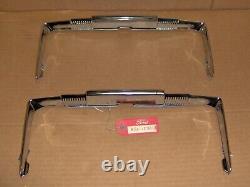 RARE accessory NOS 1955 and 1956 Ford LICENSE PLATE FRAMES adjustable