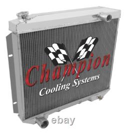 RC Champion 3 Row Radiator, 16 Fan, Shroud for 1957-1959 Ford Country Squire V8
