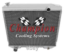 RC Champion 3 Row Radiator, 16 Fan, Shroud for 1957-1959 Ford Country Squire V8