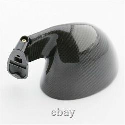 Real Carbon Fiber Side Wing Mirror Rear View for Hot Rod Vintage Car Modified 2x