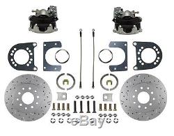 Rear Disc Brake Conversion Kit Ford 8in & 9in Small Bearing with X Drill Rotor