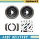 Rear Drums Brake Shoes & Hardware Spring Kit For Ford Country Squire 1988
