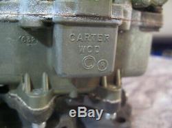 Rebuilt Vintage Carter Wcd Carburetor