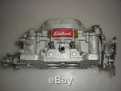 Reman Edelbrock 1405 600 Cfm Square Bore Carburetor Manual Choke