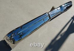 S Ranch Station Wagon Rear Back New Triple Chrome Plated Bumper 1957 57 Ford Oem