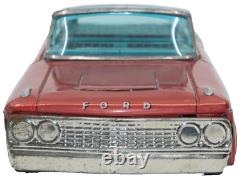 Scarce Japanese Tin Friction 1960's Ford Country Squire Station Wagon with Box