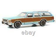 Secondhand Minicar 1/18 1980 Ford Ltd Country Squire Light Blue Brown Terminator