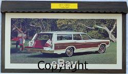 Showroom Promo Poster 1967 Ford Galaxie Country Squire Station Wagon 289/390/428