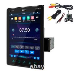Single 1DIN Car MP5 Player Bluetooth FM Mirror Link With12LED Dynamic Track Camera