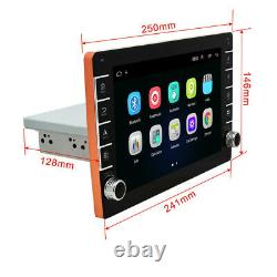 Single 1Din Android 8.1 Car Stereo Radio 9in Touch Screen MP5 Player GPS 1G+16G