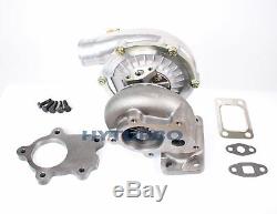 T3/t4 T04e. 63a/r Journal Turbo Charger Universal Upgrade 4 Bolt Inlet 5 Bolt Dp