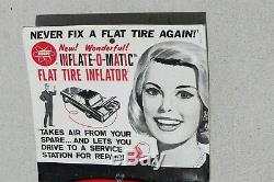 Tire Inflator Rare Original 60s accessory auto vintage display