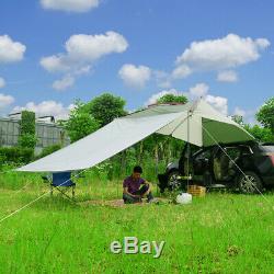 Trailer Awning Sun Shelter Auto SUV Awning Canopy Camper Tent Roof Top Camping