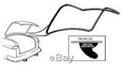 Trunk Rubber Weather Strip Seal Ea 1952-59 Ford/Mercury/Lincoln All Car