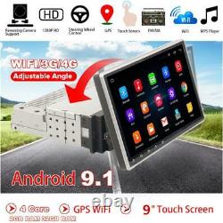 Universal 1Din Android9.1 9 Car Stereo Radio GPS Player Wifi Mirror Link OBD