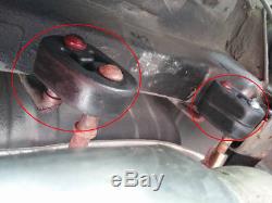 Universal 4pcs Exhaust Mount Repair Hanger Bracket Heavy Duty Rubber Replacement