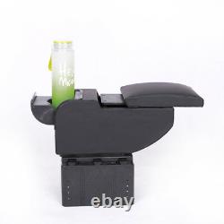 Universal 6 USB Rechargeable Style Car Charger Central Armrest Box Storage Case