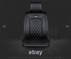Universal Luxury Full PU Leather Car Seat Cover Cushion 3D Surround Breathable