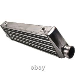 Universal Turbo Front Mount Aluminum Intercooler 27'' X 7'' X2.5'' 2.5 In/Outle