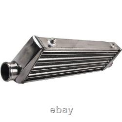 Universal Turbo Front Mount Aluminum Intercooler 27'' X 7'' X2.5'' 2.5 In/Outle
