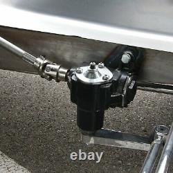 Vega Steering Gear Box Pitman Arm Mounting Bracket Kit w U Joint Street Rat Rod