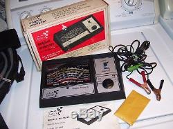 Vintage 1970' s Sears auto Engine tune Tach gauge meter volt kit gm rat rod amc