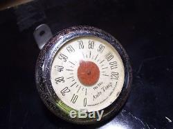 Vintage 50s Tel-Tru dash auto gauge thermometer gm ford chevy rat rod pontiac