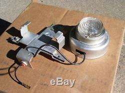 Vintage 60s Reel Out emergency trunk hood lamp auto accessory gm car light 70s