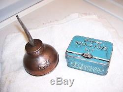 Vintage Ford old tool kit auto parts mercury lincoln original fuse box oil can