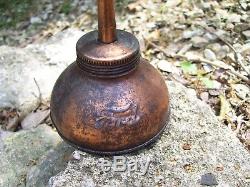 Vintage Ford script antique Oil can oiler tool kit automobile part model t a old