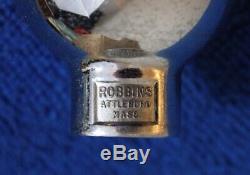 Vintage Robbins Chrome Schlitz Ball Beer Tap Gear Shift Knob Handle Accessory