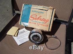 Vintage nos 60s chrome Auto dash Altimeter gauge gm ford chevy rat rod pontiac
