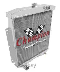 WR 3 Row Radiator, 16 Fan-1954-1956 Ford Country Squire Police Interceptor