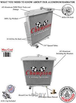 WR Champion 3 Row Radiator-1954-1956 Ford Country Squire Police Interceptor