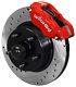 Wilwood Disc Brake Kit, Front, 58-68 Ford, Mercury, 11 Drilled Rotors, Red Calipers