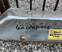 X Ford Galaxie 500 New Triple Plated Chrome Rear Back Impact Bumper 1962 62 Oem